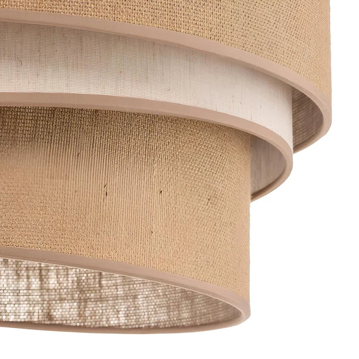 Jute Pendant Light for Living Room - Zander