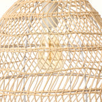 Bamboo Pendant Light for Living Room 14 Inch - Kevin by Luxury Rattan Handicrafts 