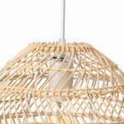 Bamboo Pendant Light for Living Room 14 Inch - Kevin by Luxury Rattan Handicrafts 