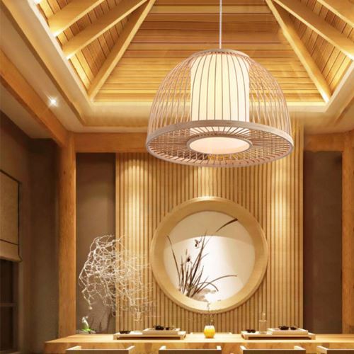Wicker Hanging Light for Bedroom | Rattan Pendant Lamp - Ley