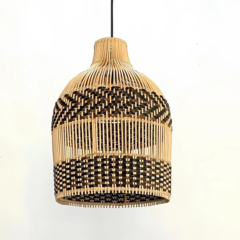 Bamboo Hanging Light for Kitchen | Cane Pendant Lamp - Iker