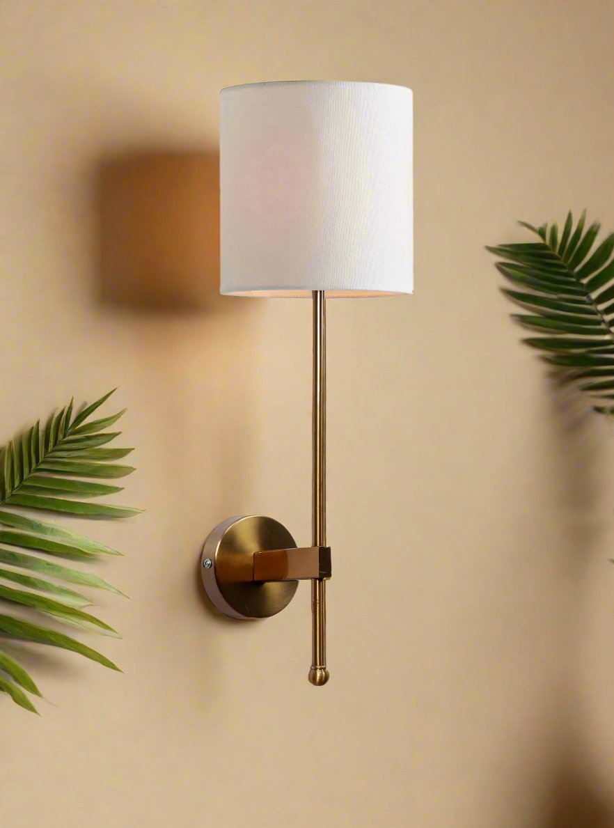 Decorative Wall Lamp for Bedroom | Fabric Wall Light - Nolan