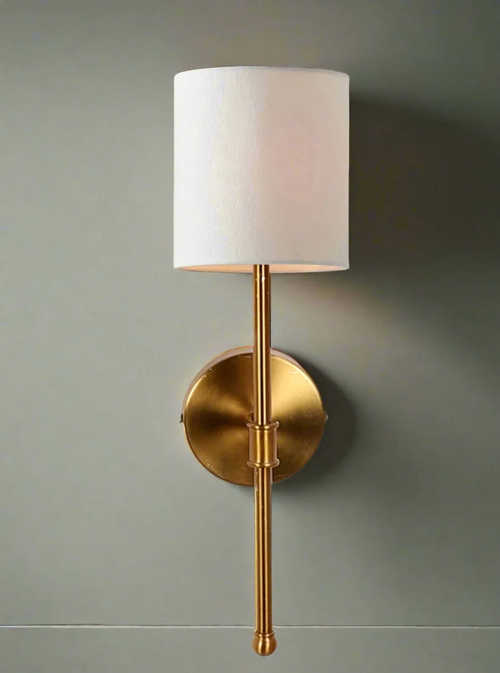 Fabric Wall Sconce for Living Room-  Soren