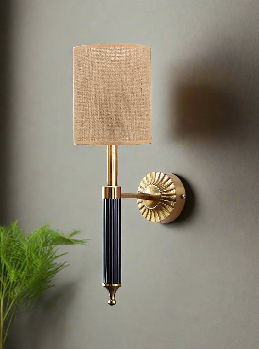Jute Wall Lamp for Living Room - Eamon