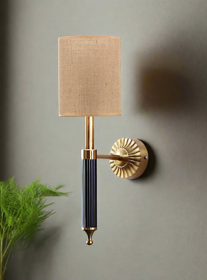 Jute Wall Lamp for Living Room - Eamon