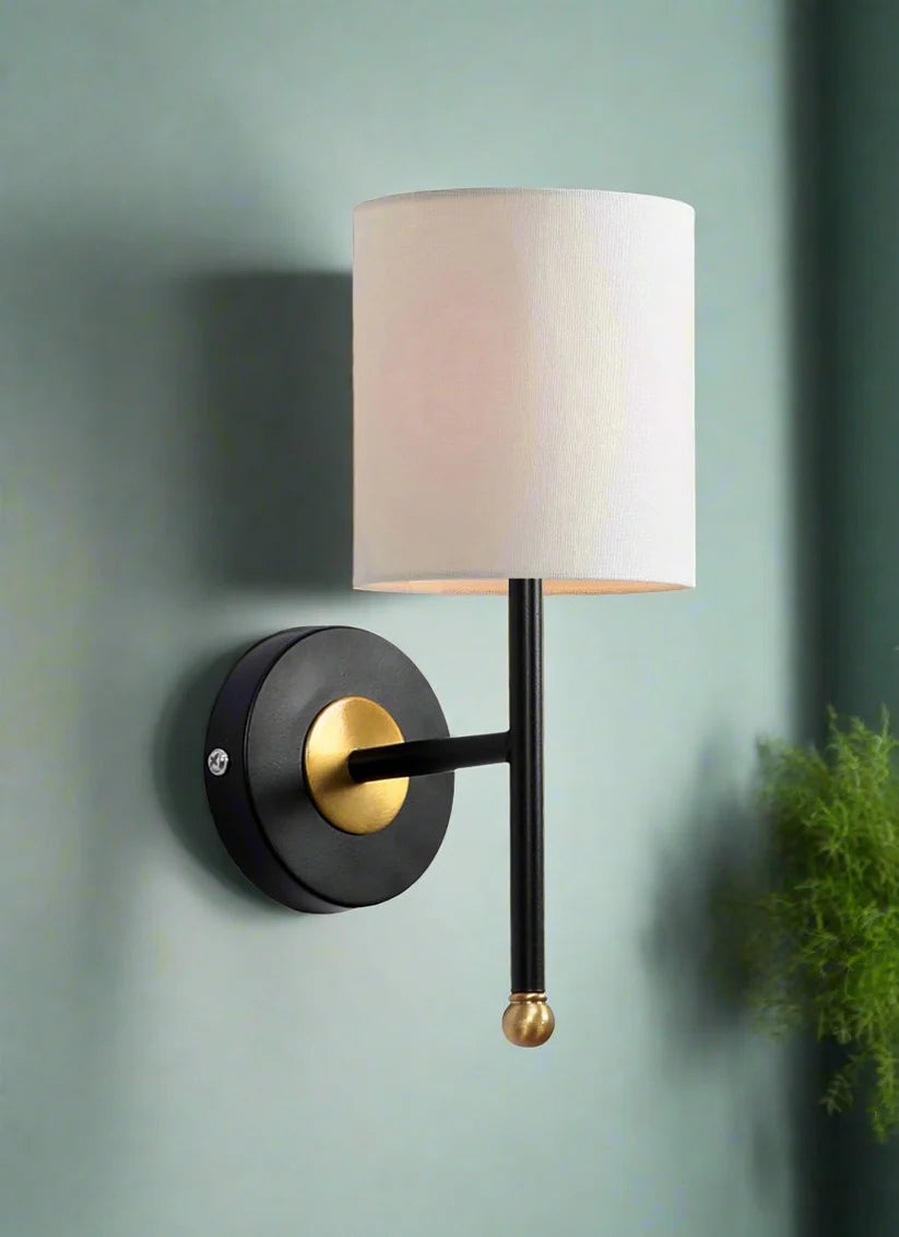 Fabric Wall Lamp for Bedroom | Elegant Decorative Wall Light - Rian