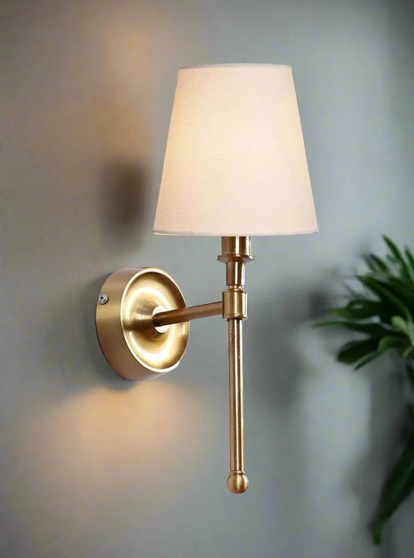 Modern Fabric Wall Lamp for Living Room | Decorative Wall Light - Edrick