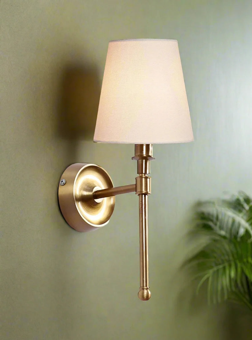 Modern Fabric Wall Lamp for Living Room | Decorative Wall Light - Edrick