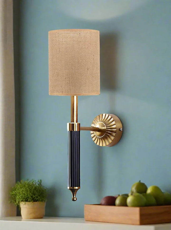 Jute Wall Lamp for Living Room - Eamon
