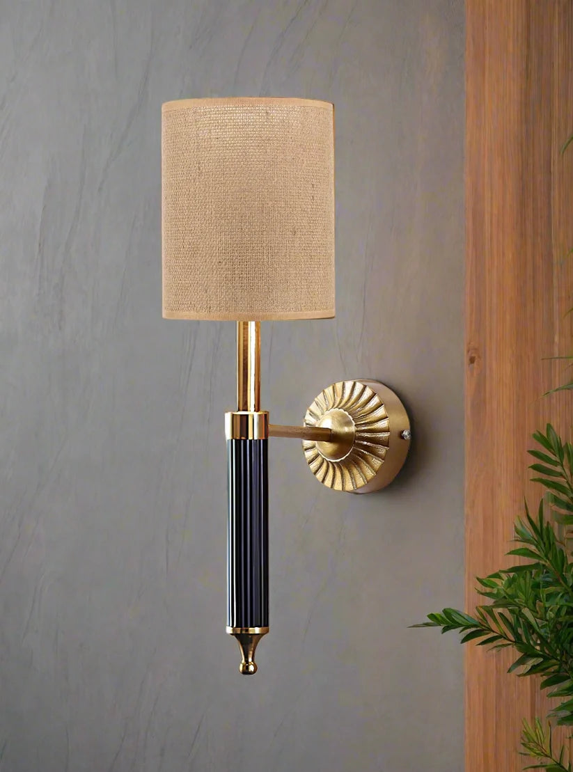 Jute Wall Lamp for Living Room - Eamon