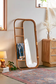Rattan Wall Mirror for Living Room - Rebecca