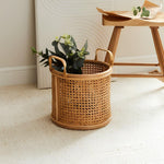 Rattan & Bamboo Planter for Living Room - Taara