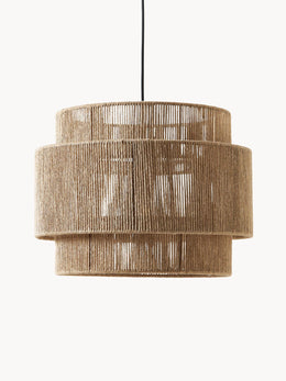 Jute Hanging Light for Bedroom | Natural Pendant Lamp - Niall