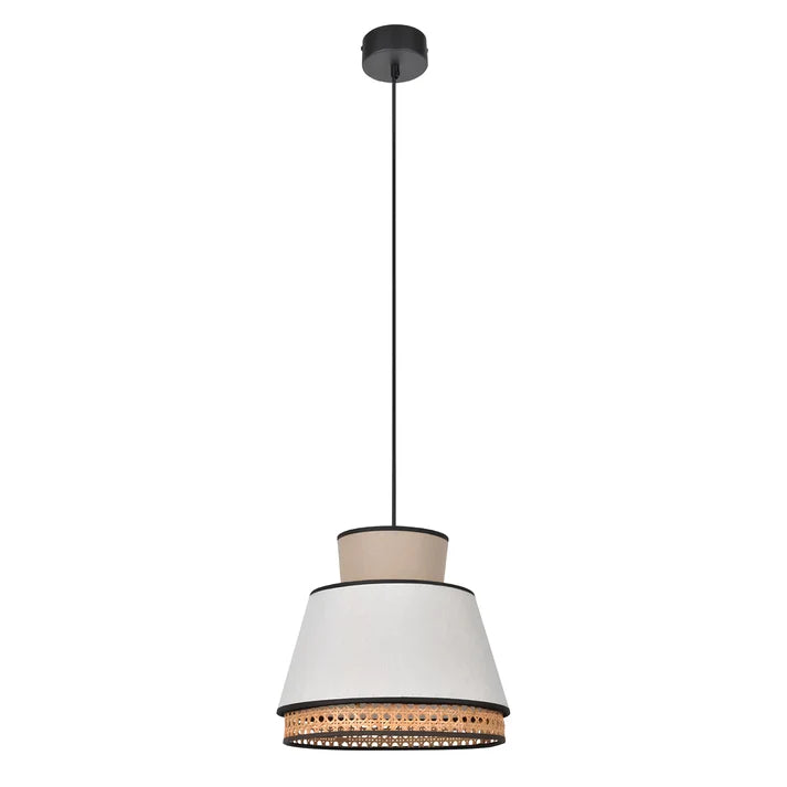 Rattan Hanging Light for Living Room | Cane Pendant Lamp - Blaze