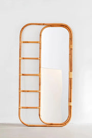 Rattan Wall Mirror for Living Room - Rebecca