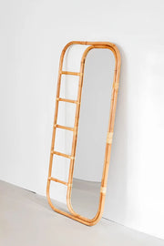 Rattan Wall Mirror for Living Room - Rebecca