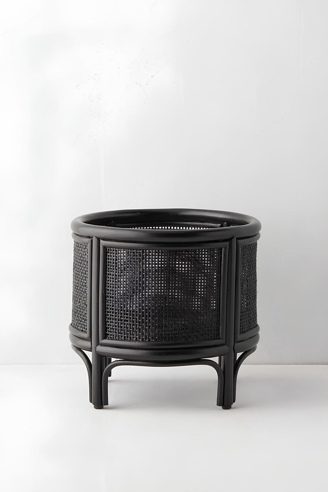 Rattan Plant Pot | Cane Flower Pot with Stand - Adah by Luxury Rattan Handicrafts 
