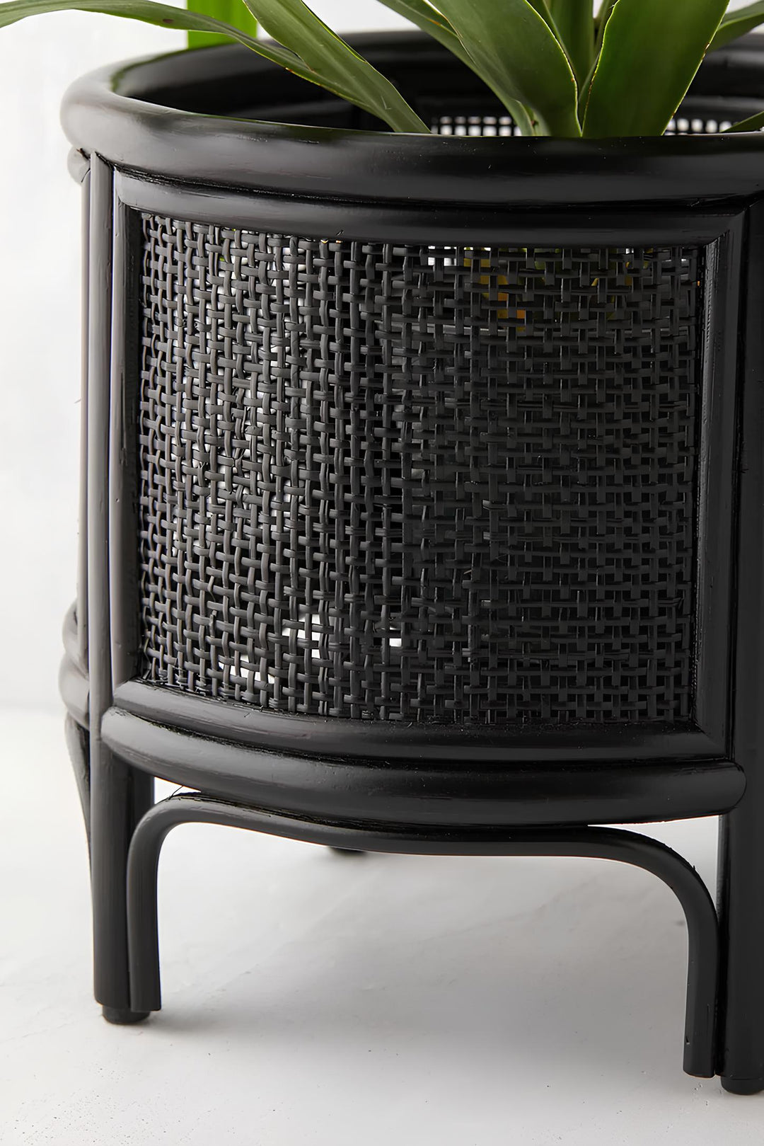 Rattan Plant Pot | Cane Flower Pot with Stand - Adah by Luxury Rattan Handicrafts 