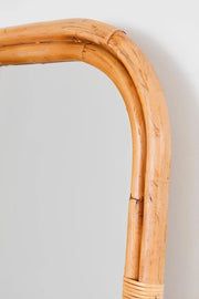 Rattan Wall Mirror for Living Room - Rebecca