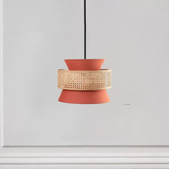 Rattan Hanging Light for Dining Room | Cane Pendant Lamp - Hana