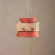 Rattan Hanging Light for Dining Room | Cane Pendant Lamp - Hana