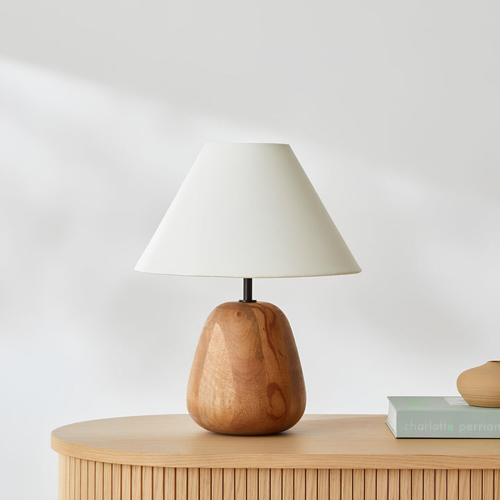 Rattan & Bamboo Table Lamp for Bedroom - Anaisha
