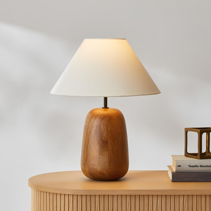 Rattan & Bamboo Table Lamp for Bedroom - Wilder