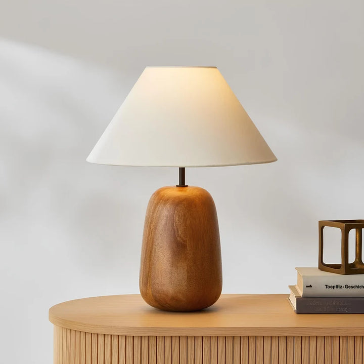 Rattan & Bamboo Table Lamp for Bedroom- Xylan
