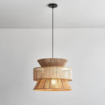 Rattan Bamboo Pendant Light - Reva