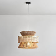 Rattan Bamboo Pendant Light - Reva