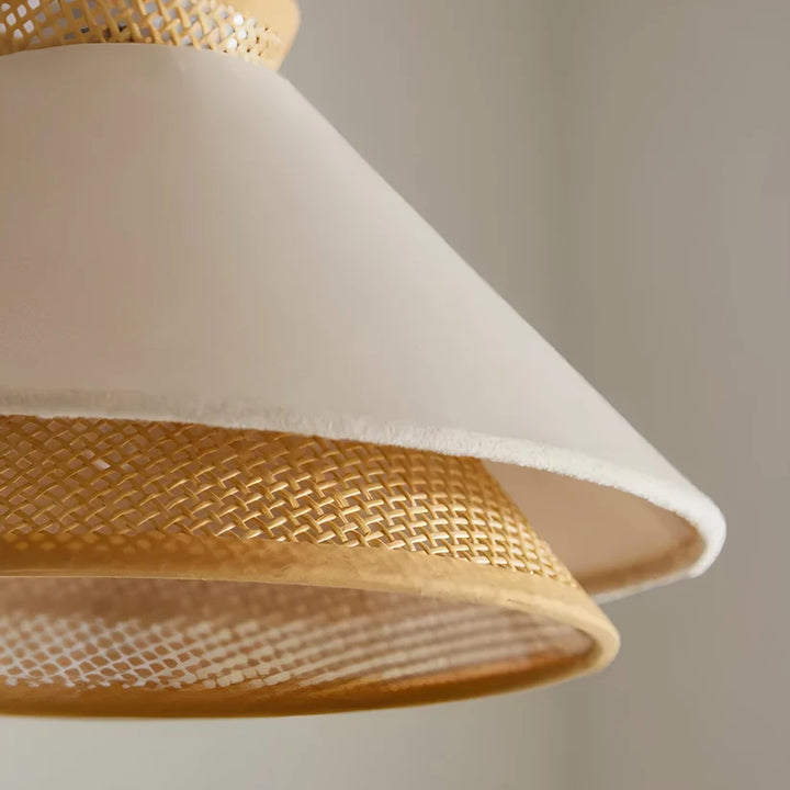 Wicker Hanging Light for Hallway - Tobiaso
