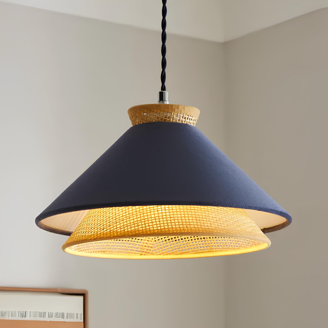 Rattan Hanging lamp for Bedroom - Drako