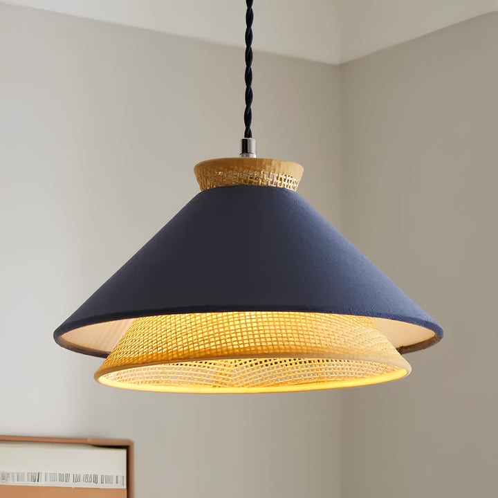 Rattan Hanging lamp for Bedroom - Drako