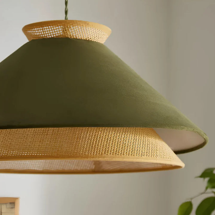 Wicker Hanging Light for Living Room- Simbaa