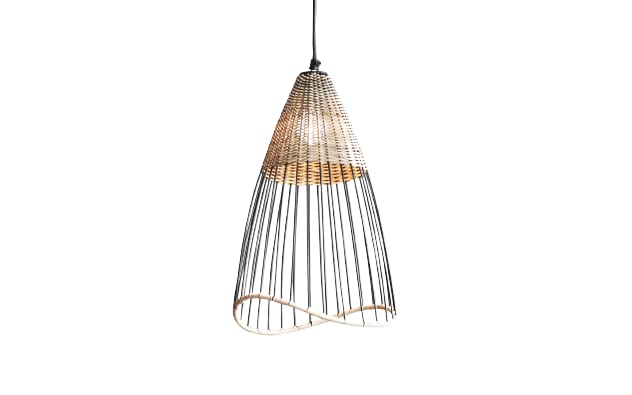 Bamboo Pendant Light for Living Room - Angel by Luxury Rattan Handicrafts 