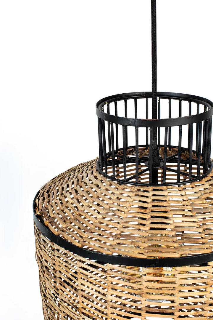 Bamboo Hanging Light for Kitchen | Rattan Pendant Lamp - Lark