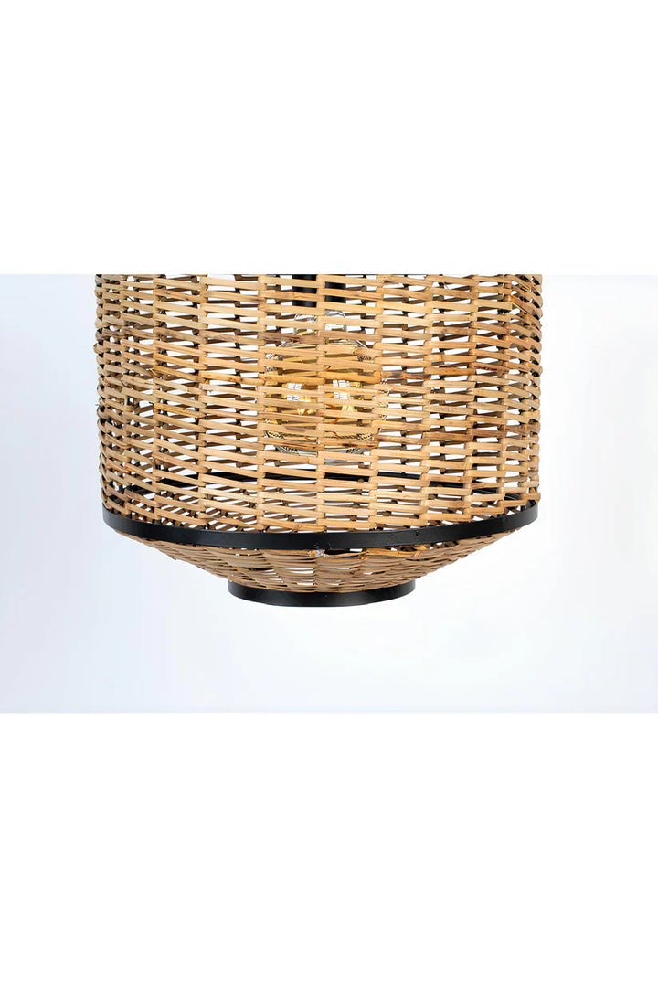 Bamboo Hanging Light for Kitchen | Rattan Pendant Lamp - Lark