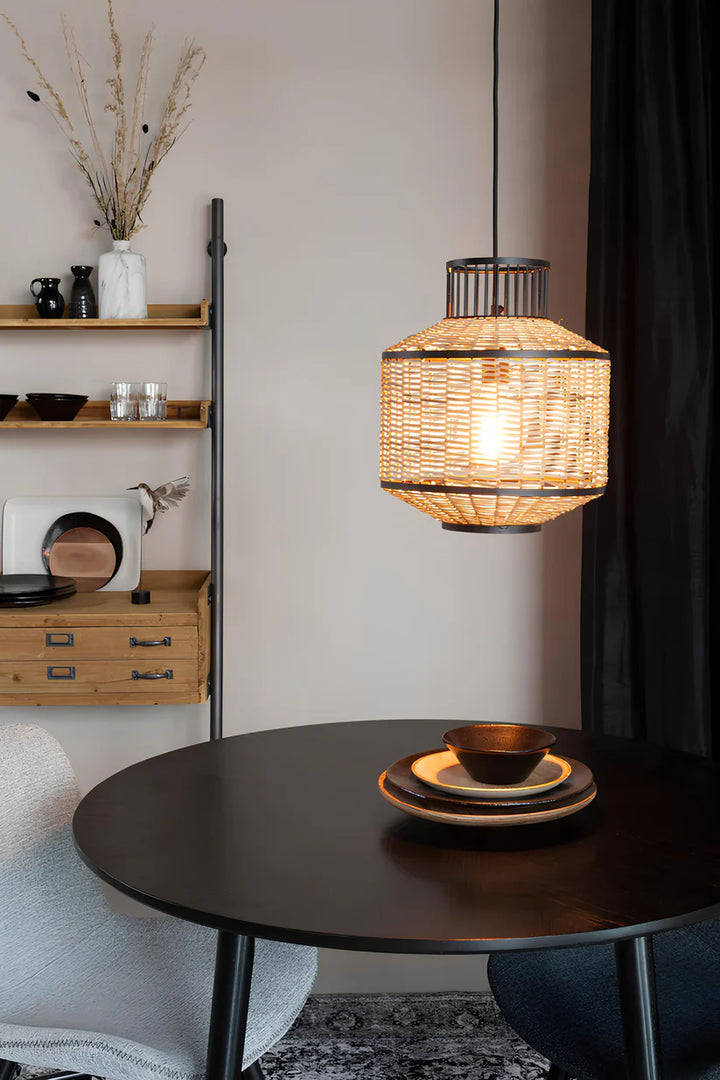 Bamboo Hanging Light for Kitchen | Rattan Pendant Lamp - Lark