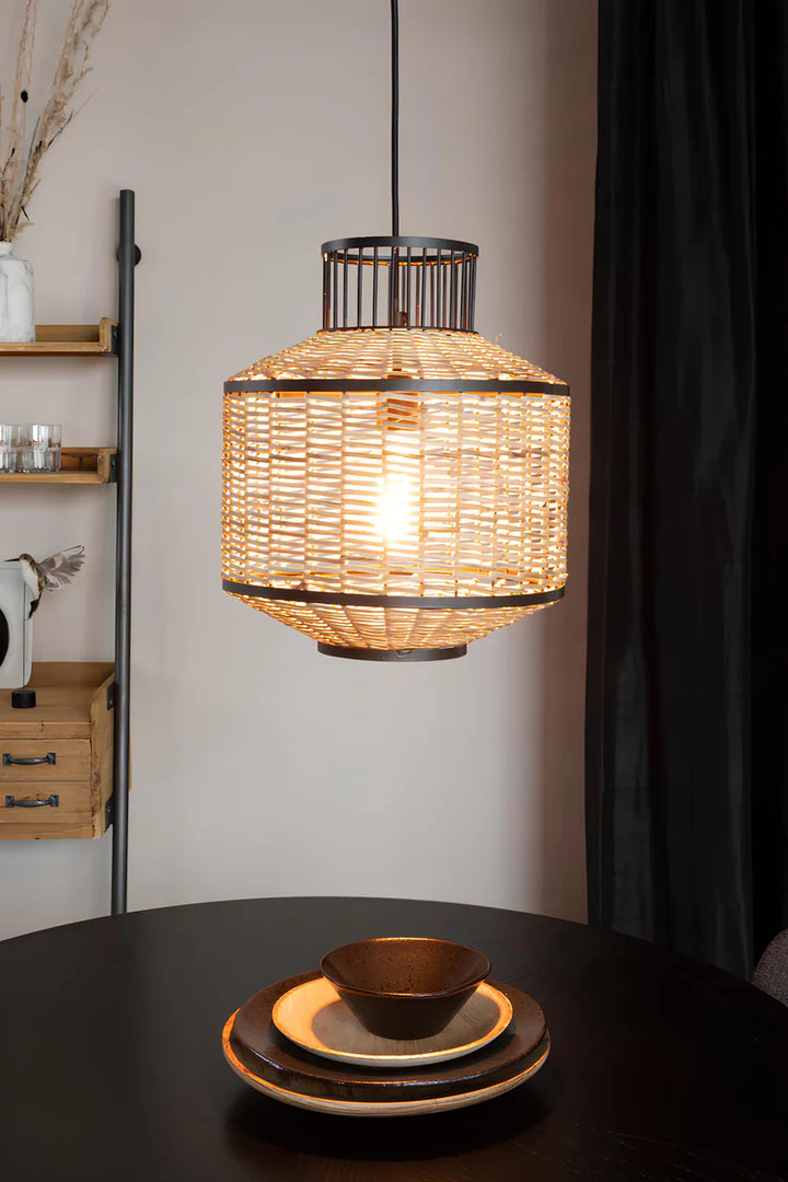 Bamboo Hanging Light for Kitchen | Rattan Pendant Lamp - Lark