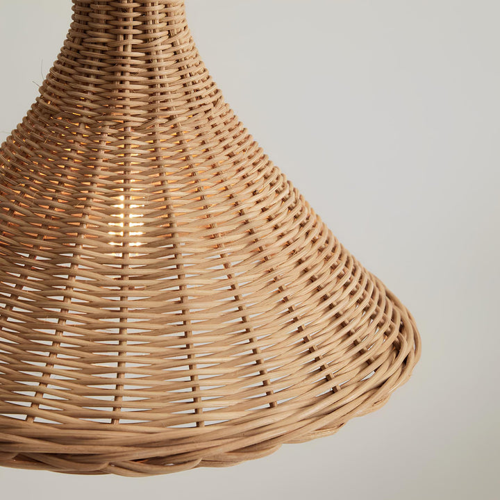 Bamboo Pendant Light for Living Room - Hanita by Luxury Rattan Handicrafts 