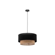 Jute Hanging Light for Bedroom | Natural Pendant Lamp - Quill