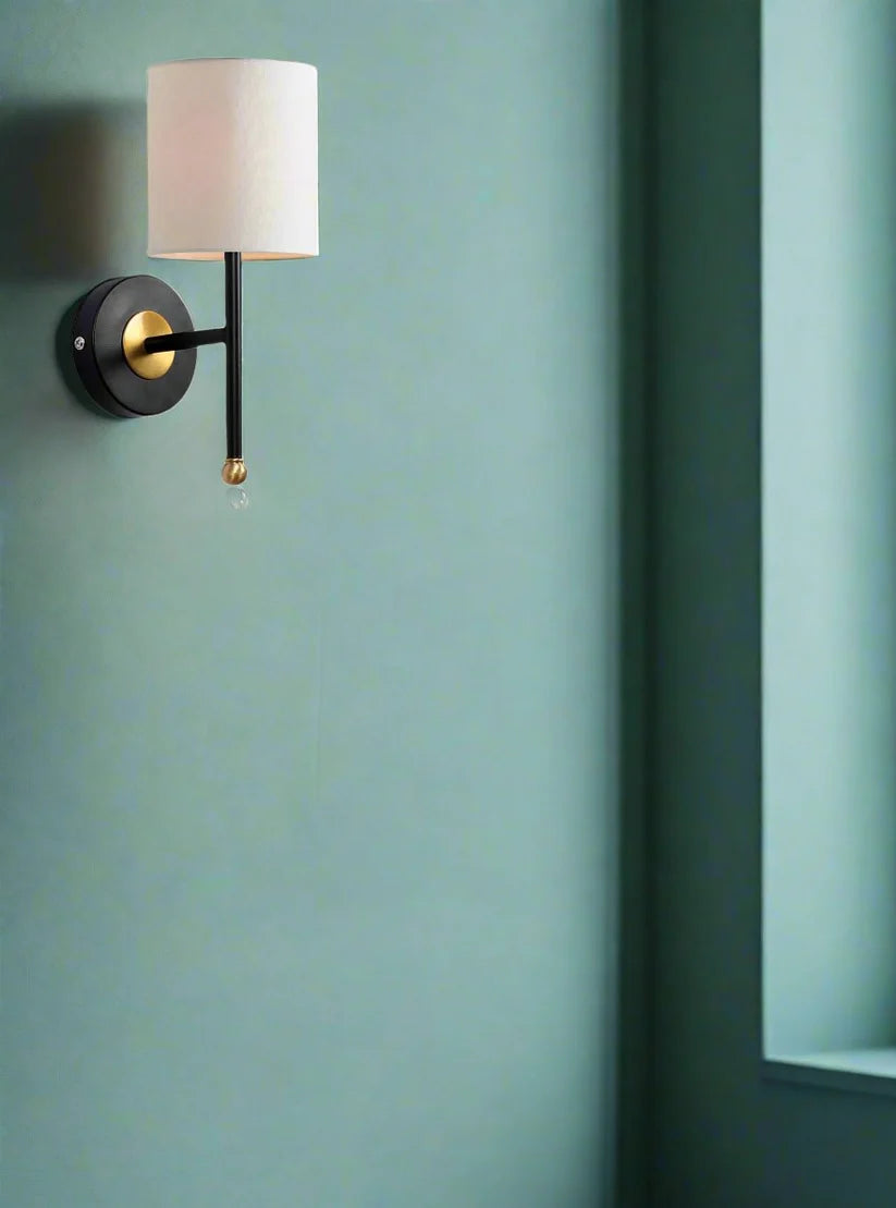 Fabric Wall Lamp for Bedroom | Elegant Decorative Wall Light - Rian