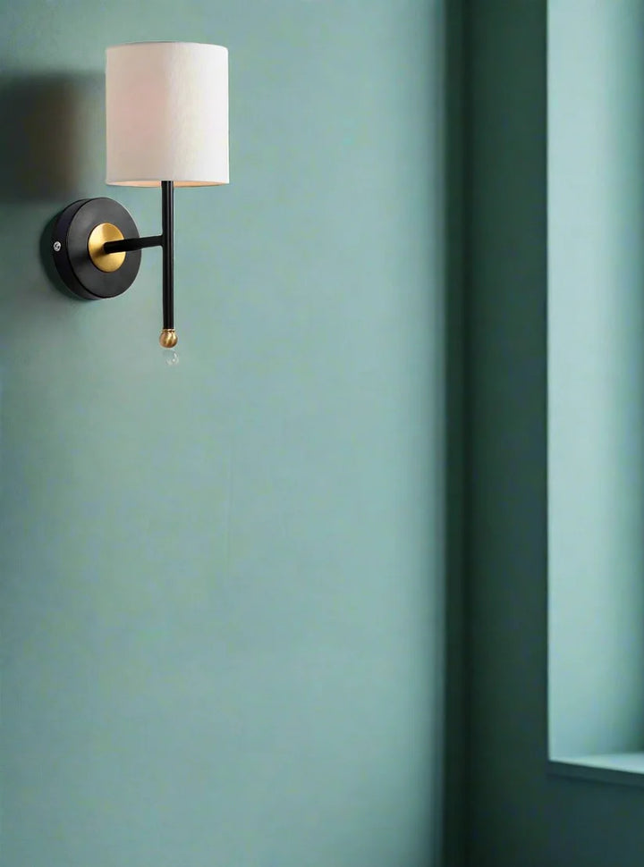 Fabric Wall Lamp for Bedroom | Elegant Decorative Wall Light - Rian