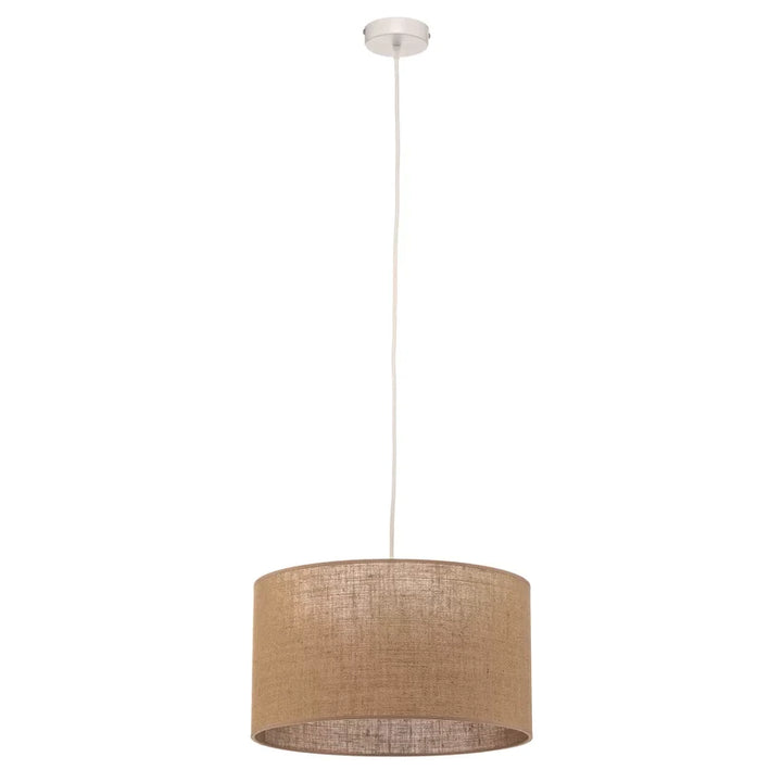 Jute Hanging Light for Living Room | Natural Pendant Lamp - Varek