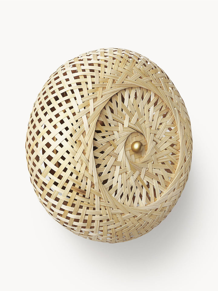 Wicker Wall Lamp for Living Room - Salena
