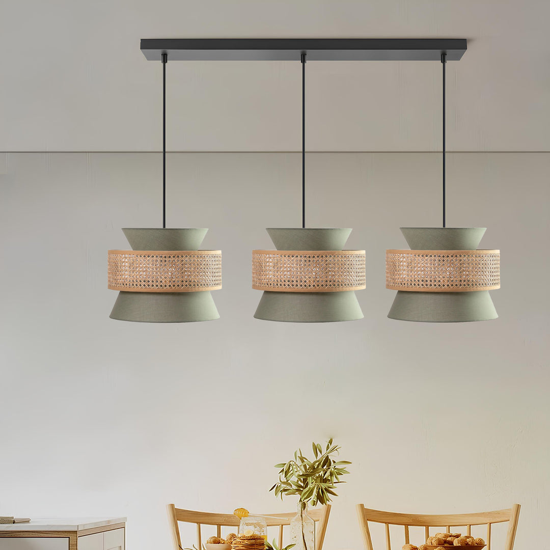 Rattan Pendant Light Set of 3 - Gauri