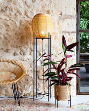 Rattan Planter Set of 4 | Bamboo Plant Pots for Living Room - Orlander