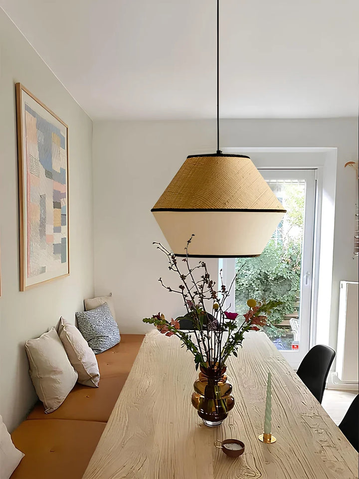 Japandi Hanging Light for Living Room | Modern Pendant Lamp - Rift