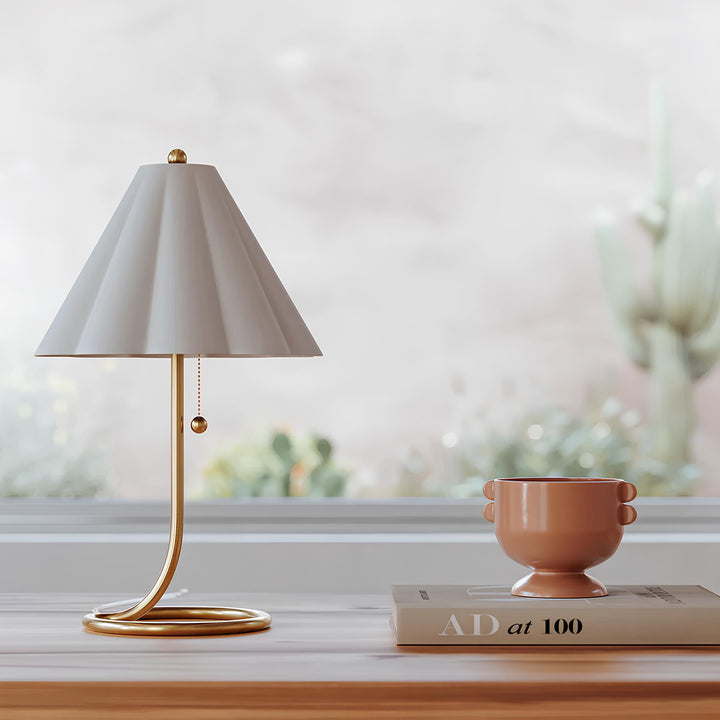 Rattan & Bamboo Table Lamp for Bedroom - Ananya