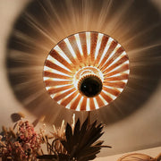 Jute Wall Lamp for Bedroom | Natural Wall Sconce - Aldous